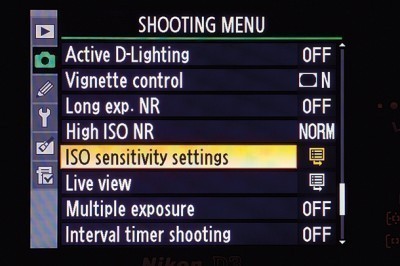 ISO-settings