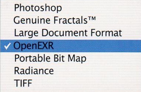 форматы HDR-файлов