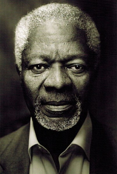 Кофи Аннан портрет Вольфа Мэрлоха