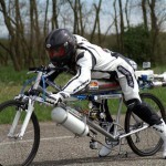 Велосипед с реактивным двигателем, установивший новый мировой рекорд скорости