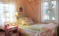 Дизайн детской комнаты в персиковых тонах