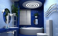 Дизайн потолка для ванной
