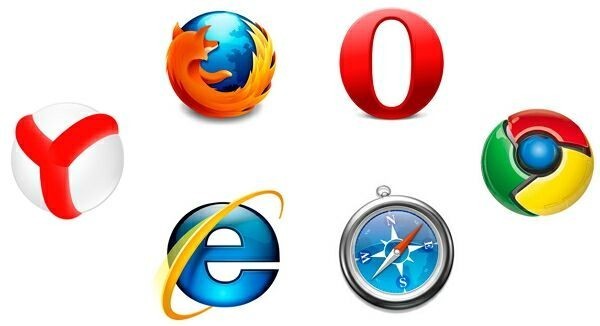 логотипы известных браузеров
