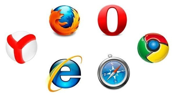 логотипы известных браузеров