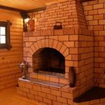 Кладка печи в бане русская народная печь