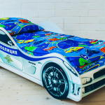 Купить детскую кровать-машинку