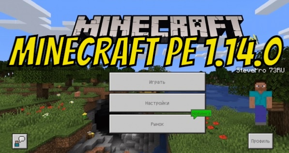 Скачать Minecraft PE 1.14.0 Бесплатно