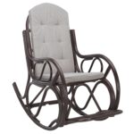 Кресло-качалка из ротанга