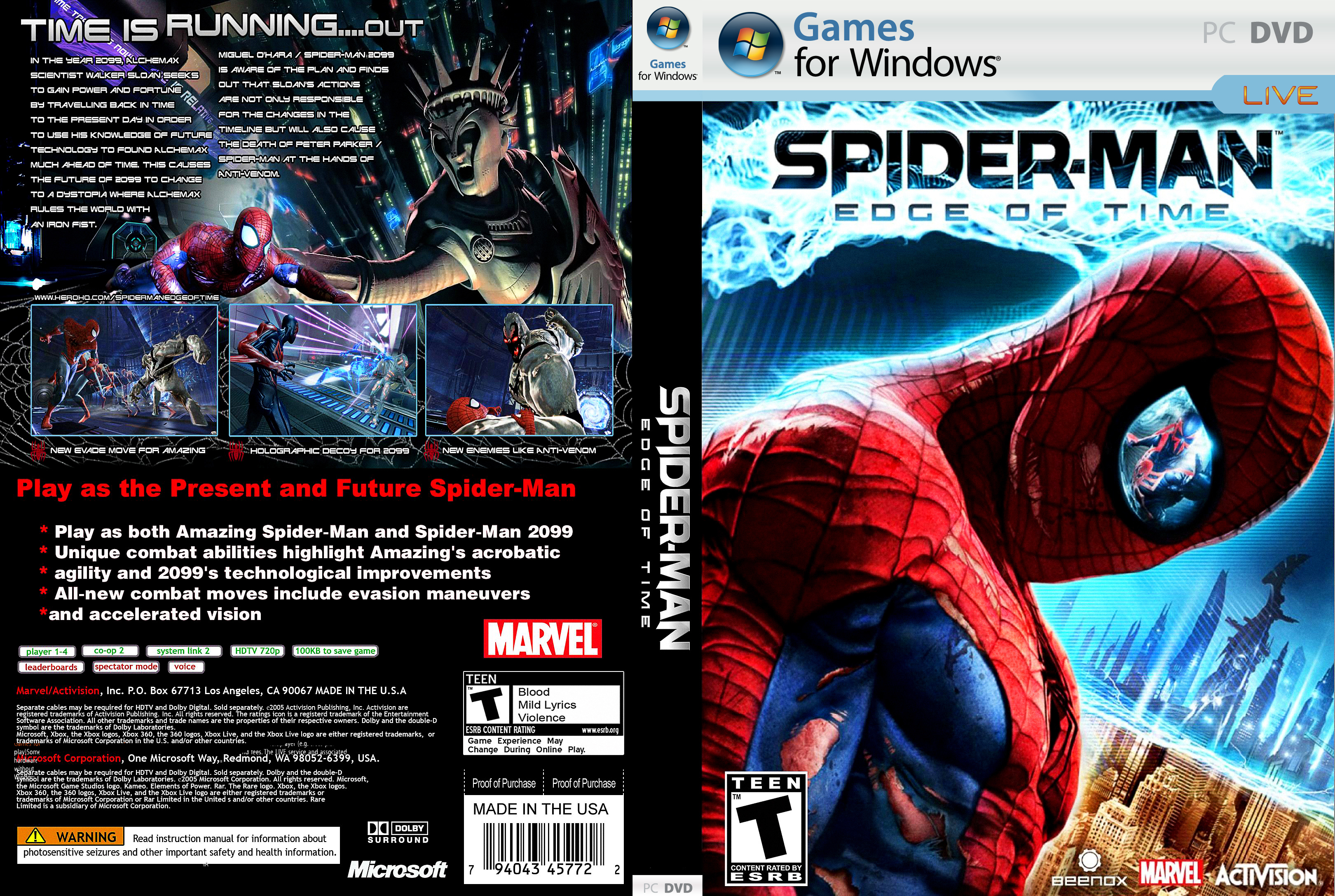 Spider man edge of time steam фото 86