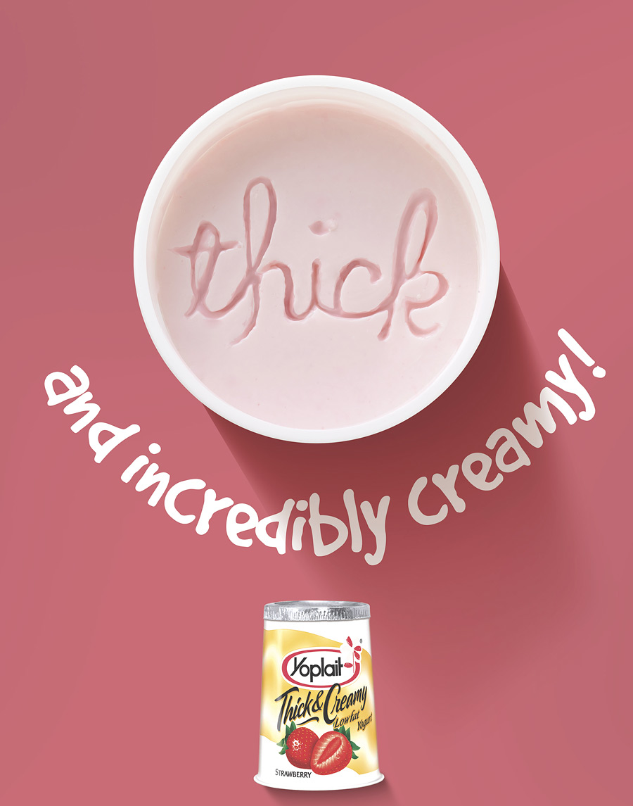 Thick creamy.